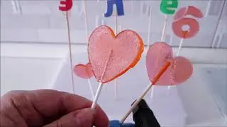 Леденцы из изомальта с картинкой и без.