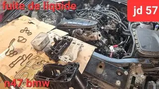Fuite echangeur huile eau n47 boite auto 💥💢💦