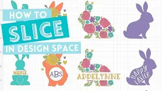 HOW TO PERSONALIZE AN IMAGE IN DESIGN SPACE | SLICE TOOL DESIGN SPACE | EASY MONOGRAM ANY SHAPE
