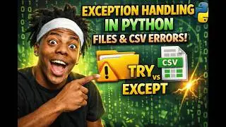 Fix File Errors in Python Using Exception Handling (Beginner Friendly) #34 