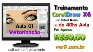 Treinamento CorelDraw X6 Vetorização Parte 01