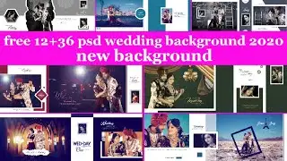 free 12+36 psd wedding background 2020/new background/part 3