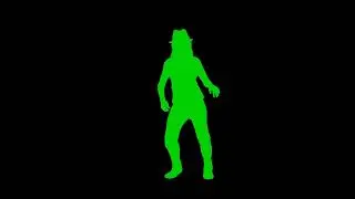 Shadow dancing free green screen video