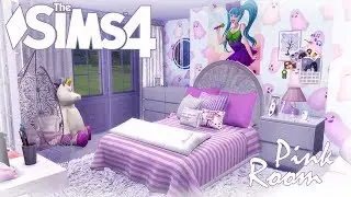 The Sims 4 Строительство | Розовая комната | Pink Room