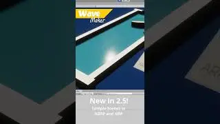 WaveMaker 2.5 - Added HDRP and URP Sample Scenes #unity