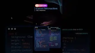 Interactive cursor animated css | 