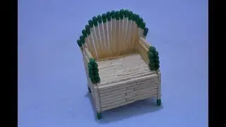 matchstick art: how to matchstick dining chair making a mathstick chalr matchstick craft