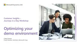 CI Journeys in a Day – Optimize Demo Environment