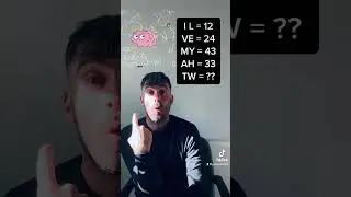 ¿Cuánto vale cada letra? 🧐 #acertijo #matematicas