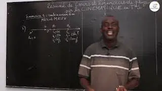 Exercises - Terminale S2 - PC: Physics / Course summary and exercises on Kinematics / M. Diop
