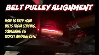 How To: Align Belt Pulleys (Dayco Belt Diagnostic Kit 93874)