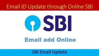 How to Update email address through sbi net banking