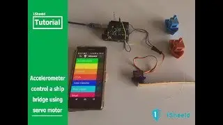 Arduino Accelerometer Tutorial: control a ship bridge using a servo motor