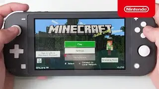 Đập Hộp Máy Game Nintendo Switch Lite | Chơi Thử Game Minecraft | Máy Chơi Game Cầm Tay | 34Gameshop