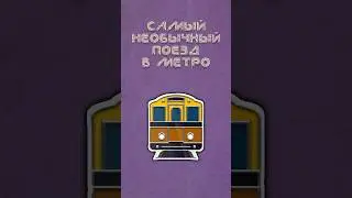 Самый необычный поезд в метро Москвы 