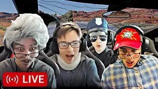 BeamNG but Dad is driving (MULTIPLAYER!)