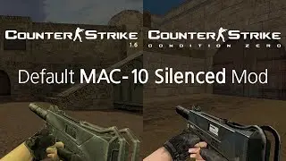 CS 1.6 & CS:CZ - Default MAC-10 Silenced Mod