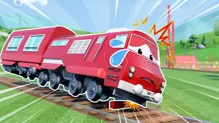 Hilfe! ZUG braucht neuen Wagon | Notfallfahrzeuge für Kinder | Auto Reparatur