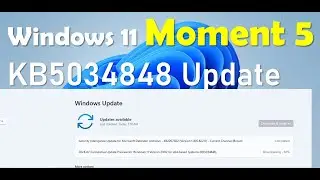 Download Windows 11 KB5034848 (Moment 5 Update) What's new