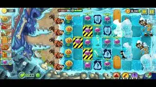Game Play Plants Vs Zombies2 Frostbite Caves Day 27