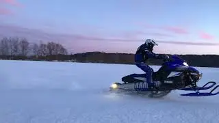 Snowmobile Acceleration Slow Mo