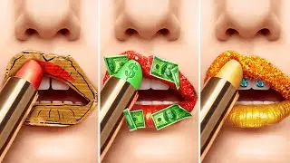 Rich vs. Poor vs. Giga Rich | Types of Girls and Expensive vs. Cheap Hacks in College