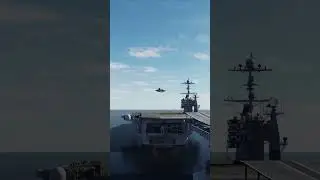 F35c Wave OFF! flaring landing pulls a cobra in DCS world