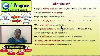 Introduction to C | Programming | Who invented C? When? Where? | Advantage of C or Why to learn C?