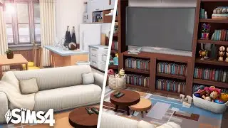 San Myshuno Family Apartment 🍎 | No CC | Sims 4 Apartment Renovation