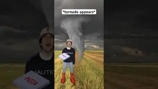 When You Get Pizza Delivered During A Storm 