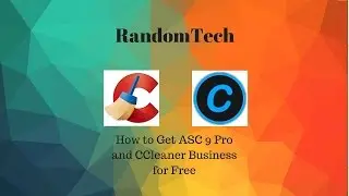 How to Get ASC 9 Pro and CCleaner Business For Free