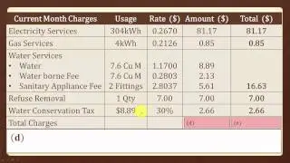 4 Utility Bills