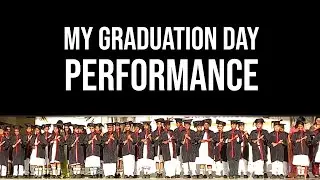 my graduation day performance | Group Dance at school