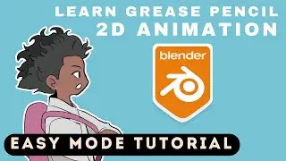 Master 2D Animation In Blender Grease Pencil 4.0- Tutorial & Tips