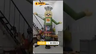 Advertising Man Balloon for Restaurants or Hotels | 10 Feet Air Dancer | Call Admax 9911970019