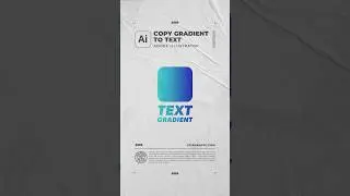 Copy Gradient Color to Text in Adobe Illustrator