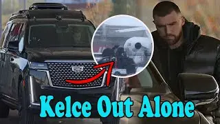 Travis Kelce looks Gloomy while out alone after Sad Monday, Jason RETIRES and Taylor Swift returns
