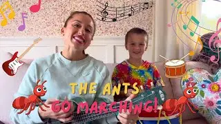 The Ants Go Marching - With Miss Jolie and Georgie!  Children's Music Class 