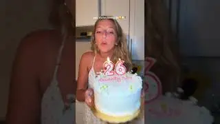 Officially 26 💖 #birthdaycelebration #birthdaycake #wavyhair #birthdayvlog