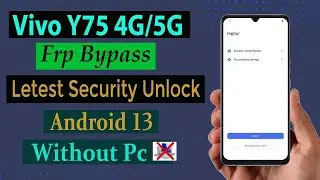 Vivo y75 (2117) frp remove one click by umt/new trick 2024/Gsm Devil/Google account Remove