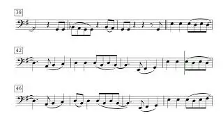 Viva La Vida – Double Bass Solo (Sheet Music)
