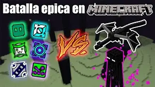 Batalla Epica En MC Ender Dragon Y Endermans. Feat.Andres,Dash,AnderGD,AthomixGD MrC199, Eltiodown
