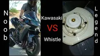 Kawasaki whistle | Full system exhaust noob to pro 🤡☠️