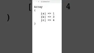🎩 Unleash the magic of array_merge in PHP! ✨ #codingtips #codingmagic  #webdevtips  #php #code