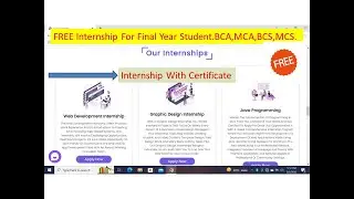 [ 2023 ] How To Apply For Internships | In Oasis Infobyte | Java/Web Development | Free Internships|