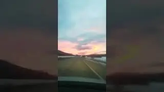 Красивый вечерний закат в декабре 🌄