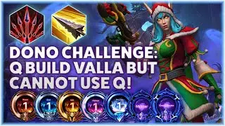 Valla Strafe - DONO CHALLENGE: Q BUILD VALLA BUT CANNOT USE Q! -B2GM Season 3 2024