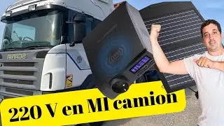 🔌 Le puse CONEXION 220 V al Camion Scania R500 🇪🇸