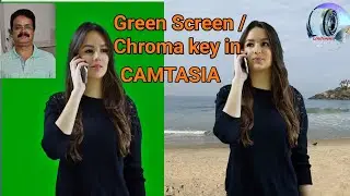 green screen or chroma keying in Camtasia