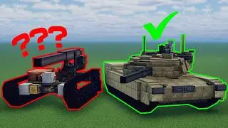 How To Make A Working Minecraft Tank (2025)(Read Description)